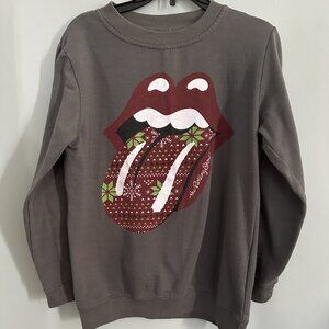 The Rolling Stones Christmas sweatshirt Dark Grey Size XS